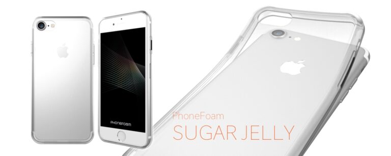 透明度の高いiPhone用ソフトケース の新製品「PhoneFoam Sugar Jelly」を発表