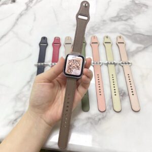 ピンバックルレザー　本革細身
